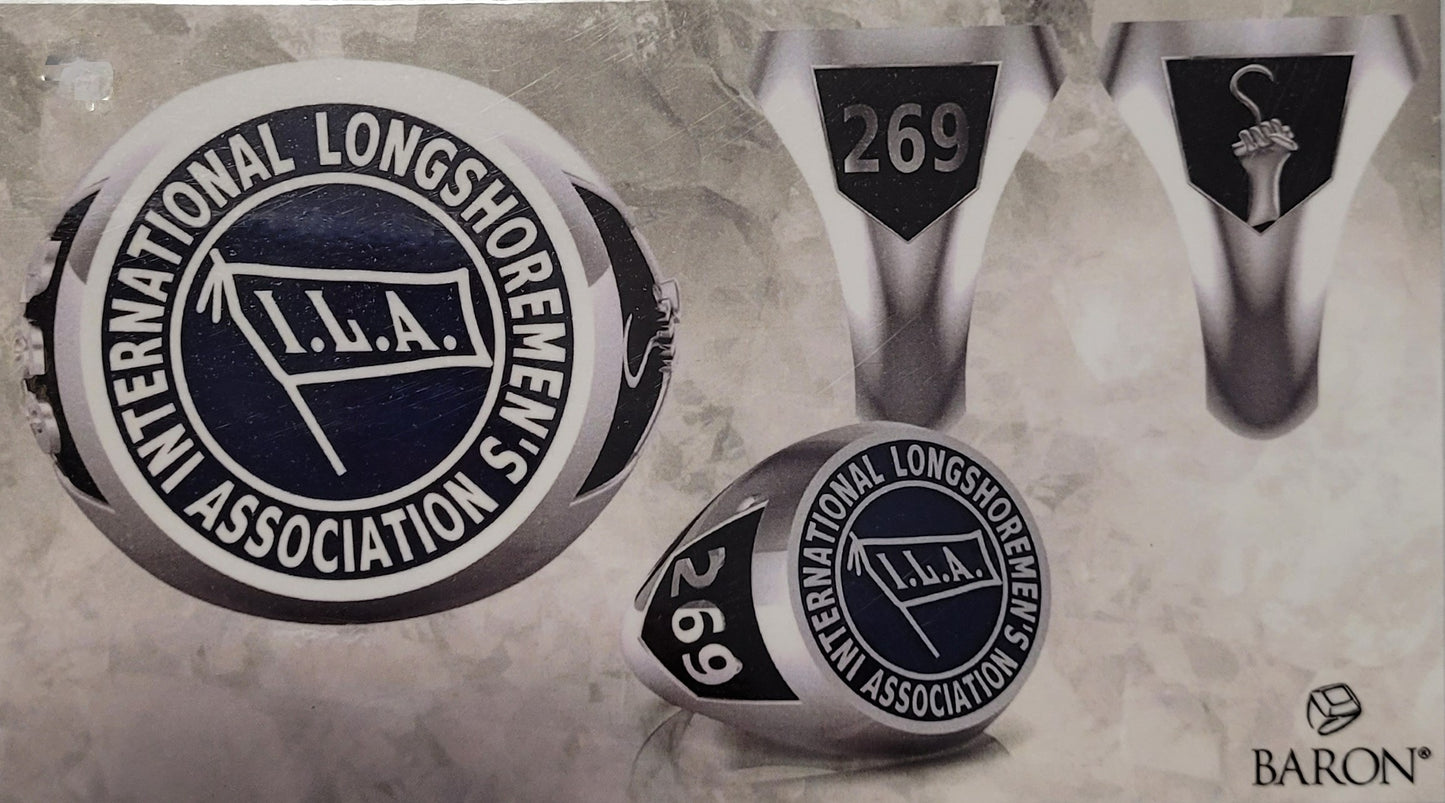 ILA 269 Longshoremen Ring Medium Size