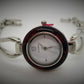 Silver base metal fashion watch with adjustable strap